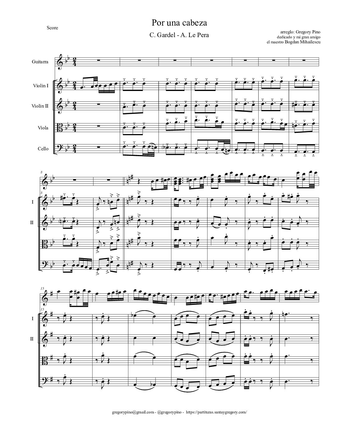 Nostalgias, tango, guitarra y 4to de cuerdas